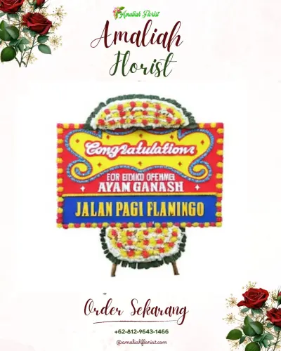 Bunga Papan Congratulation di Cigombong